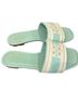 Tory Burch 100% Other Multi Color Teal White Flip Flops Size 7 1/2 - photo 5