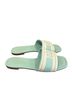 Tory Burch 100% Other Multi Color Teal White Flip Flops Size 7 1/2 - photo 4