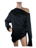 A.L.C. Black Long Sleeve Blouse Size 14 - photo 1
