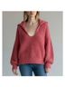 Free People Red Pullover Sweater Size M - photo 5