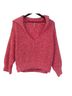 Free People Red Pullover Sweater Size M - photo 1