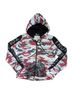 True Religion 100% Nylon 100% Cotton 100% Polyester Camo Red Gray Windbreaker Size S - photo 1