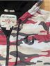 True Religion 100% Nylon 100% Cotton 100% Polyester Camo Red Gray Windbreaker Size S - photo 13