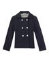 Tory Burch 100% Cotton Blue White Jacket Size XL - photo 2