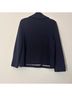 Tory Burch 100% Cotton Blue White Jacket Size XL - photo 4