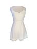 Superdown 100% Polyester 100% Rayon White Casual Dress Size XS - photo 1