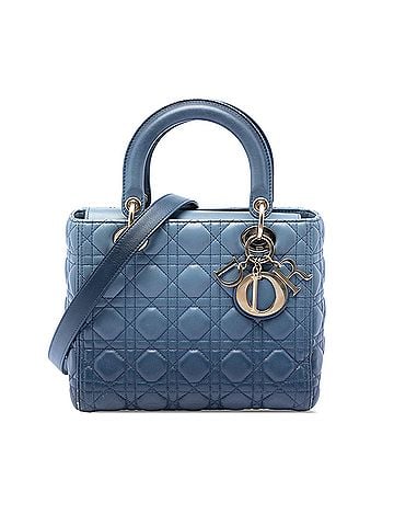 Dior Medium Ombre Lambskin Cannage Lady Dior (view 1)