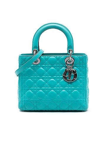 Dior Medium Lambskin Cannage Lady Dior (view 1)