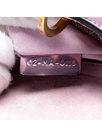 Dior Mini Metallic Patent Lady Dior (view 2)