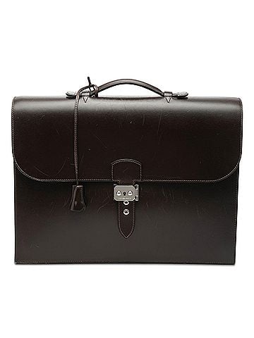 Hermès Box Calf Sac A Depeches 38 (view 1)