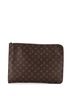 Louis Vuitton 100% Coatead Canvas Brown Poche Documents Monogram Canvas One size - photo 1