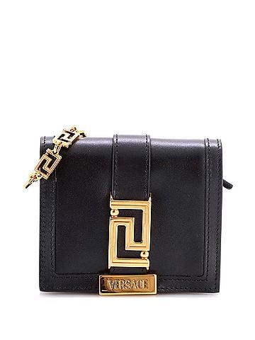 Versace Greca Goddess Wallet on Chain Leather Mini (view 1)