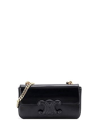 Céline Triomphe Chain Shoulder Bag Leather Small (view 1)