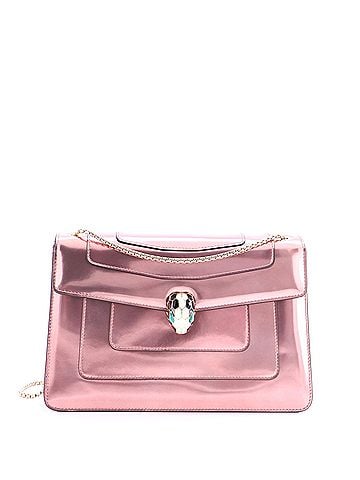 Bvlgari Serpenti Forever Shoulder Bag Metallic Leather Medium (view 1)