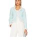 Alice + Olivia 57% Cotton 38% Nylon 7% Wool 100% Polyester Green White Jacket Size M - photo 1