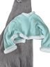 Alice + Olivia 57% Cotton 38% Nylon 7% Wool 100% Polyester Green White Jacket Size M - photo 2