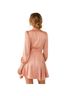 Mac Duggal 100% Polyester Solid Pink Cocktail Dress Size 2 - photo 2