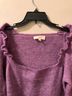 Sézane Solid Purple Pullover Sweater Size L - photo 6