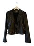 IRO 100% Lambskin Black Silver Jacket Size 8 - photo 1