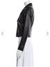 IRO 100% Lambskin Black Silver Jacket Size 8 - photo 5