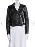 IRO 100% Lambskin Black Silver Jacket Size 8 - photo 4