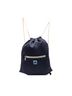 Prada 100% Nylon Blue Tessuto Drawstring Backpack One size - photo 1