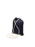 Prada 100% Nylon Blue Tessuto Drawstring Backpack One size - photo 3