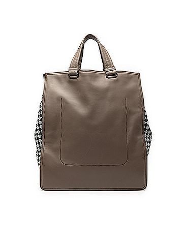 Bottega Veneta Intrecciato Trimmed Leather Tote (view 1)