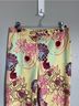 Tibi Floral Yellow Pink Casual Pants Size 4 - photo 5
