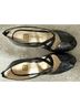 True Gault 100% Leather Black Heels Size 10 - photo 5