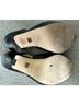 True Gault 100% Leather Black Heels Size 10 - photo 6