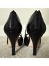 True Gault 100% Leather Black Heels Size 10 - photo 4