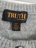 TRUTH BY REPUBLIC Gray Silver Short Sleeve Button-Down Shirt Size S (petite) - photo 3