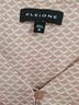 Pleione 100% Polyester Graphic Pink White Short Sleeve Blouse Size M - photo 3