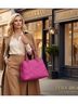 Vera Bradley 100% Leather Pink Leather Satchel One size - photo 3