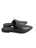 One Teaspoon 100% Leather Black Silver Flats Size EU 40 - photo 2