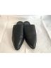 One Teaspoon 100% Leather Black Silver Flats Size EU 40 - photo 6