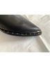 One Teaspoon 100% Leather Black Silver Flats Size EU 40 - photo 3