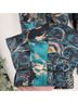 Johnny Was 100% Silk Paisley Blue Teal Gold Casual Pants Size XL - photo 5