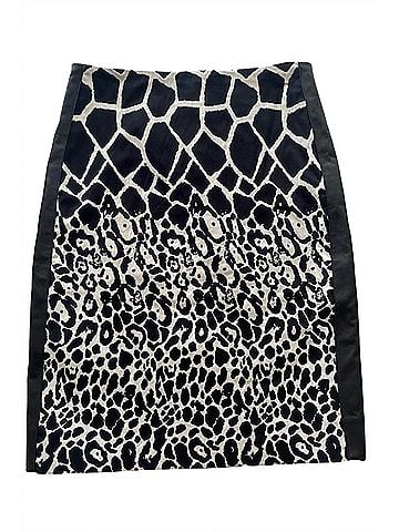 Nicole Miller High Waist Skirt in Black/White (view 1)
