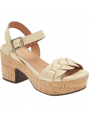 Chocolat Blu Women's Glenda Wedge Sandal in Cream (view 1)