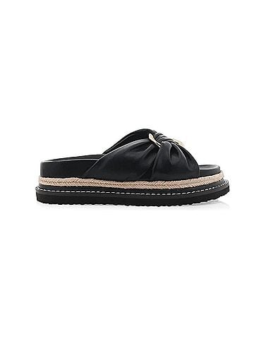 Billini Women's Ambrose Platform Slide in Black (view 1)