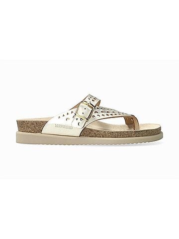 Mephisto Women's Helena Perf Sandals in Gold (view 1)