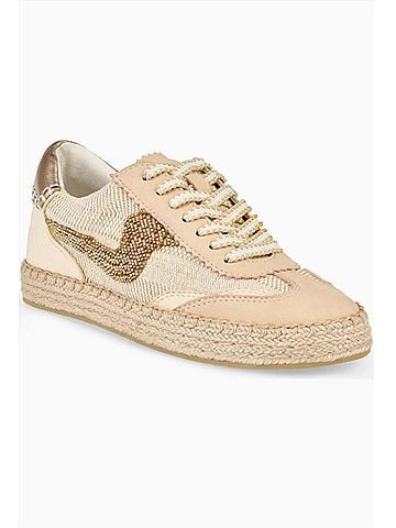 Dolce Vita Women's Notice Beaded Mesh Espadrille Sneaker in Gold Multi (view 2)