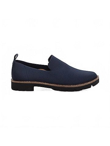 Aetrex Women's Chloe Slip On Loafers in Navy (view 1)