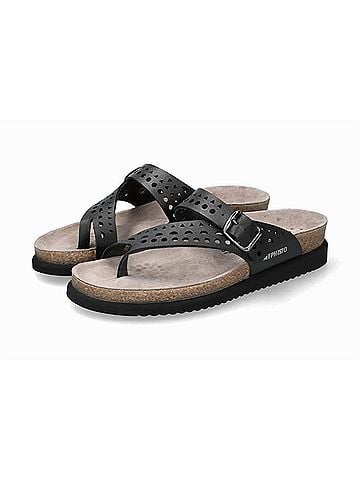 Mephisto Women's Helena Perf Sandals in Black (view 2)