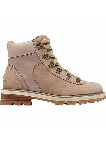 Sorel Women's Lennox Hiker Stkd Wp Boot in Omega Taupe Gum 2 (view 1)