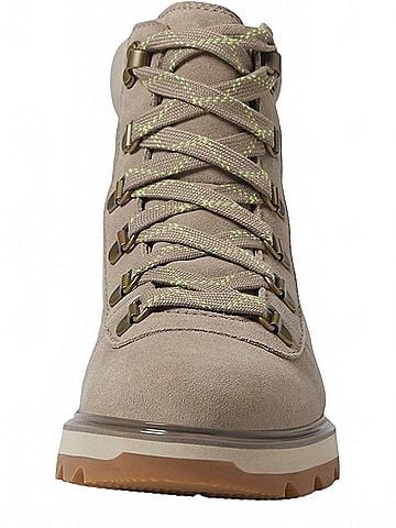 Sorel Women's Lennox Hiker Stkd Wp Boot in Omega Taupe Gum 2 (view 2)