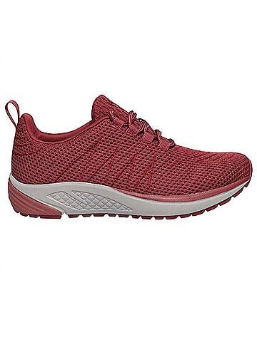 Propet Women's Tour Knit Medium Sneakers in Port (view 1)