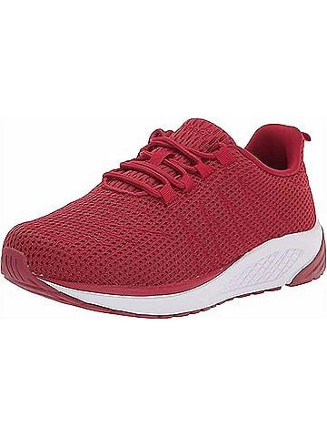 Propet Women's Tour Knit Medium Sneakers in Port (view 2)